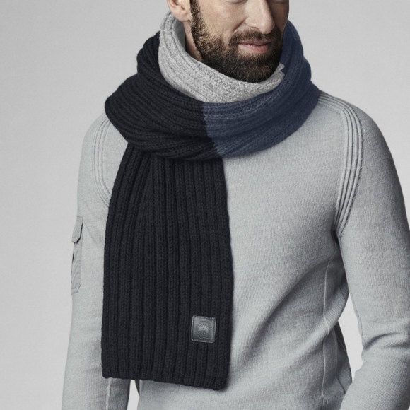 Canada Goose Other - Canada Goose X Robert Mackie Navy Ribbed Scarf